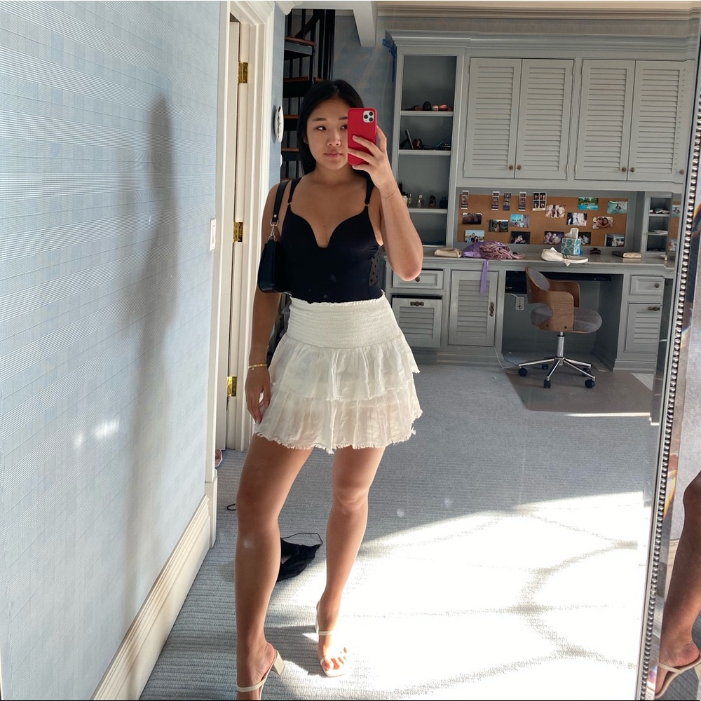 Stella maccartney polka dot lace bodysuit small